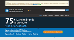 Desktop Screenshot of gambling-affiliation.com